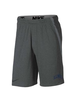 Image of ILLINOIS HYPE SHORTS - darkheather (SKU: 159522194000039) Image of ILLINOIS HYPE SHORTS - darkheather